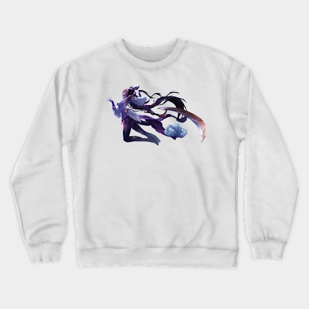 Lunar Goddess Diana Crewneck Sweatshirt by Genessis